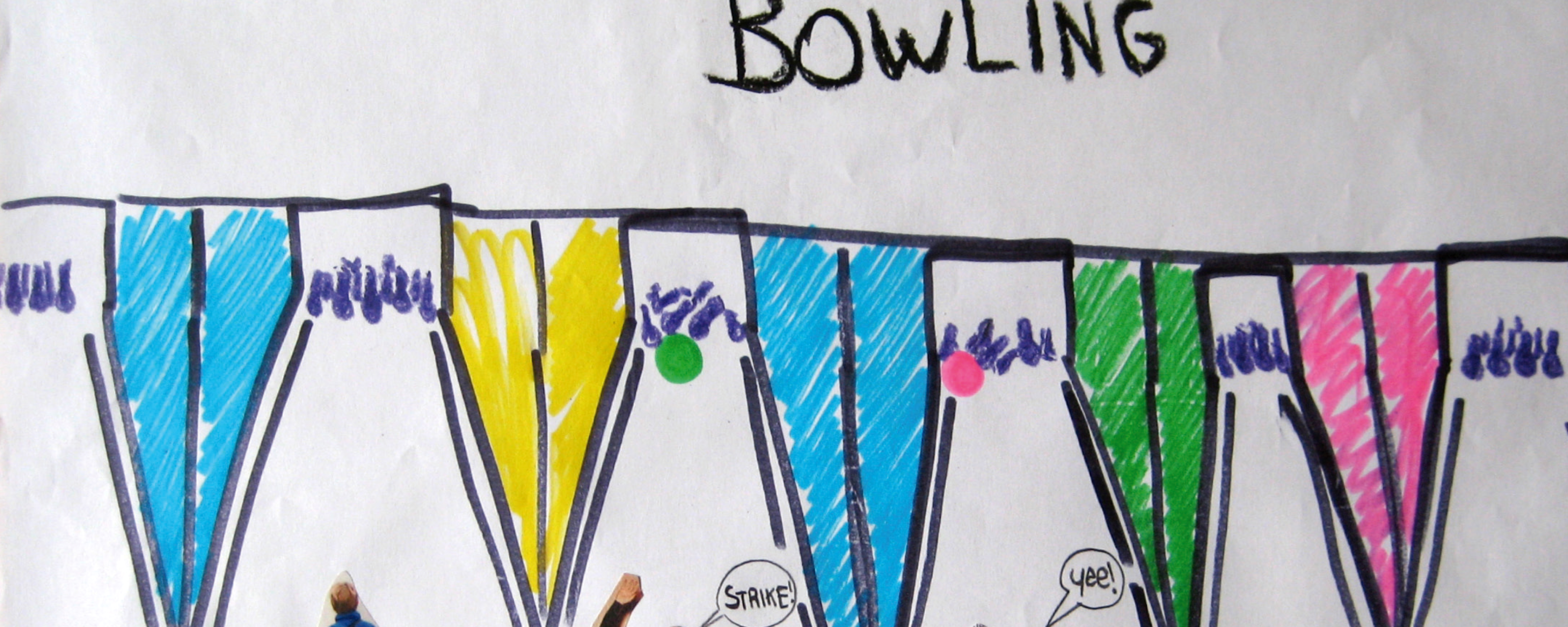 disegno, il bowling